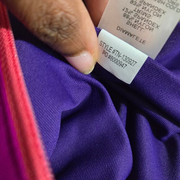 Title Nine Athletic Dress Purple Colorblock Active Sporty Casual Fit Flare Small - Picture 16 of 16